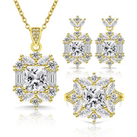 Gold-beschichtet (weißer Diamant)