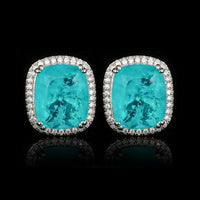 Paraiba Blauohrstecker