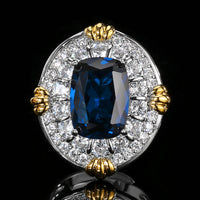 Blauer Spinellring