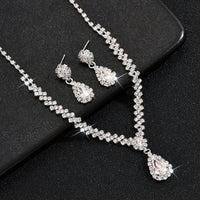 734 Silber-Weiß 2-teiliges Set