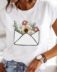 Weiß – Blumenbuchstabe